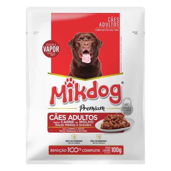 Pouche Mikdog Carne 100gr