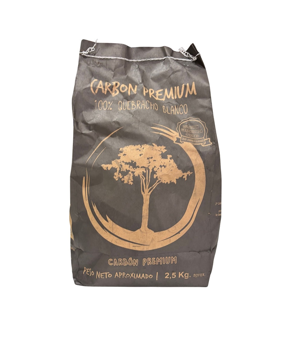 Carbón Quebracho Bolsa 2,5kg