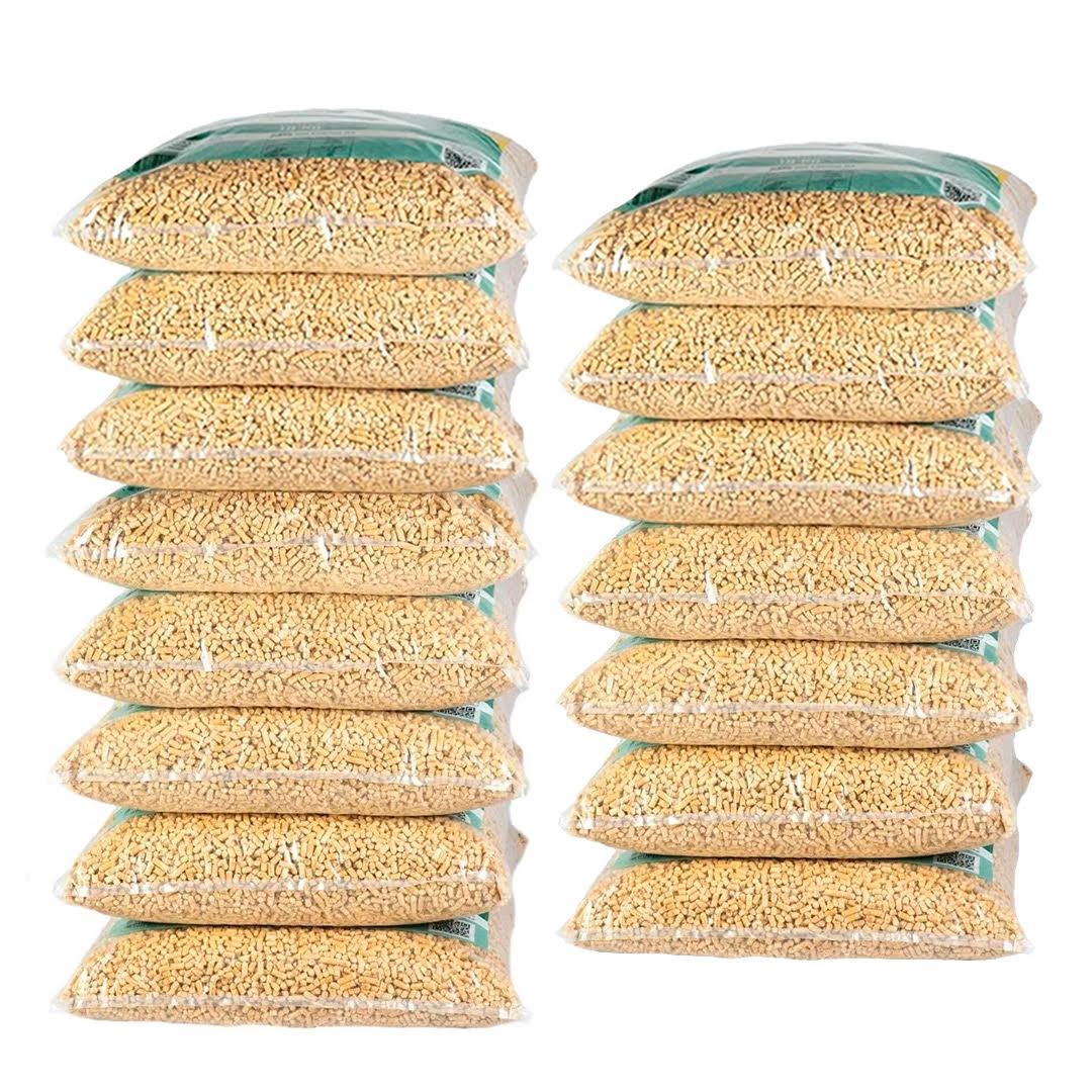 Pellet de Madera 15 Sacos x 15kg