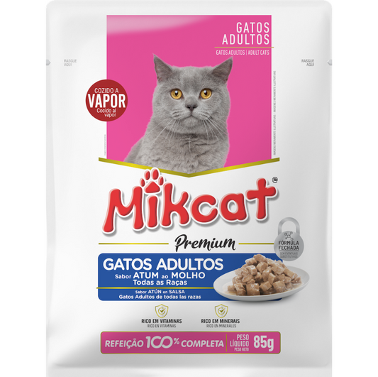 Alimento De Gato húmedo Mikcat Premium Adulto 85g