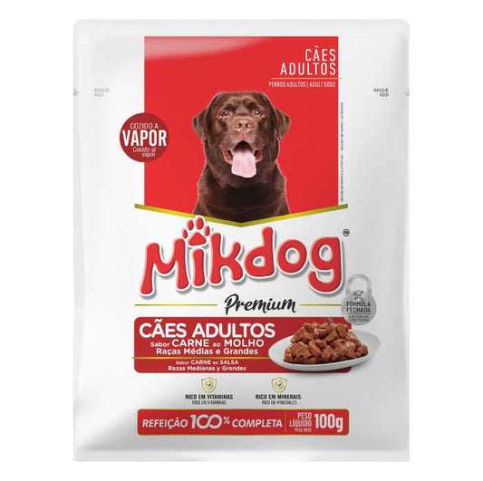 Pouche Mikdog Carne 100gr