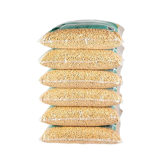 Pellet de Madera 6 sacos x 15kg