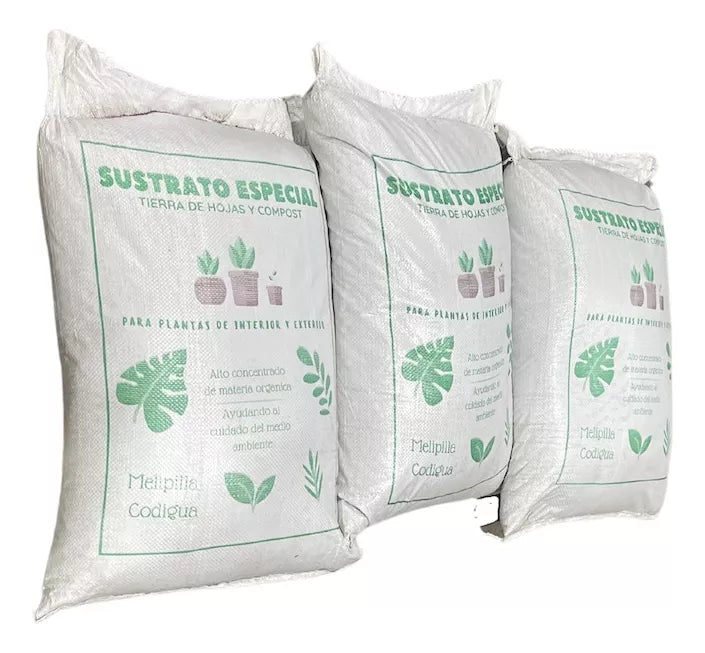 Tierra De Hoja Premium Sustrato 40 Litros X 3 Sacos