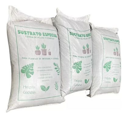 Tierra De Hoja Premium Sustrato 40 Litros X 3 Sacos