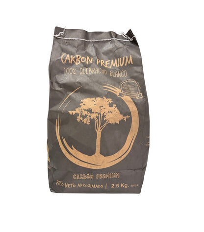 Carbón Quebracho Bolsa 2,5kg