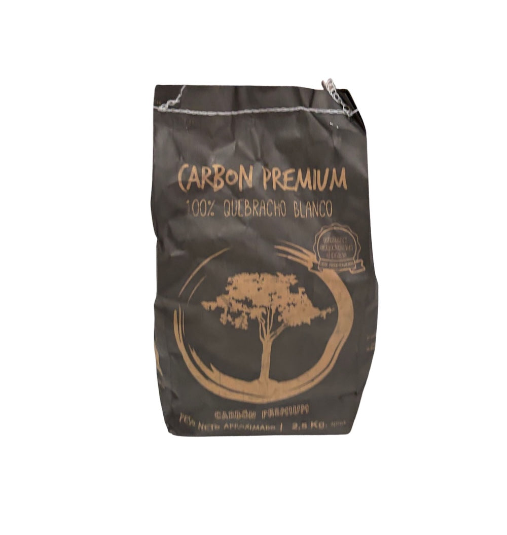 Carbón Quebracho Bolsa 2,5kg