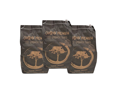 Carbón Quebracho Pack 3 Bolsas x 2,5kg
