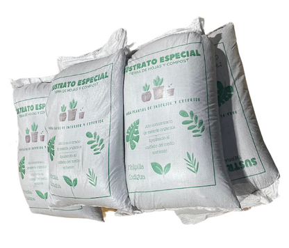 Tierra De Hoja Premium Sustrato 4 Sacos X 40 Litros