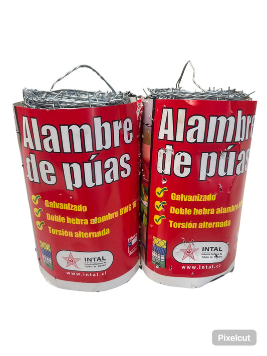 Pack Alambre Púas 2 Rollos 16x100m