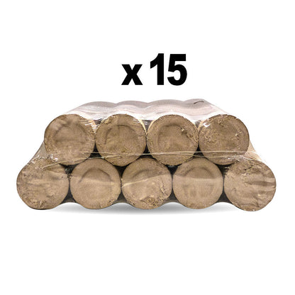 Briquetas de Madera 15 Paquetes x 10kg