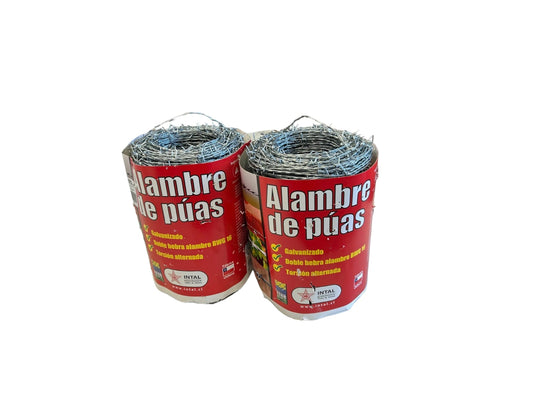Pack Alambre Púas 2 Rollos 16x275m